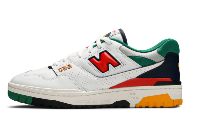 OG New Balance 550 Oak Leaf Green Red