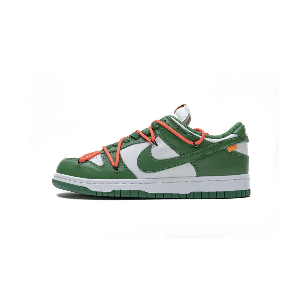 og SB Dunk Low Off-White Pine Green CT0856-100