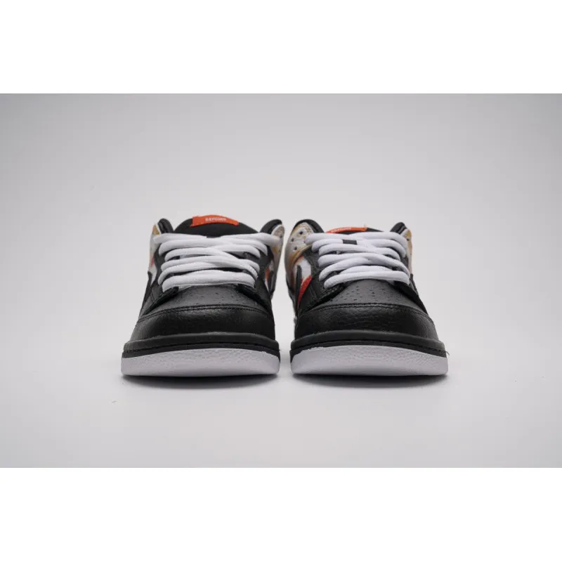 og SB Dunk Low Raygun Tie-Dye Black BQ6832-001