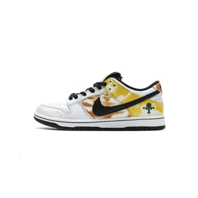 og SB Dunk Low Raygun Tie-Dye White BQ6832-101