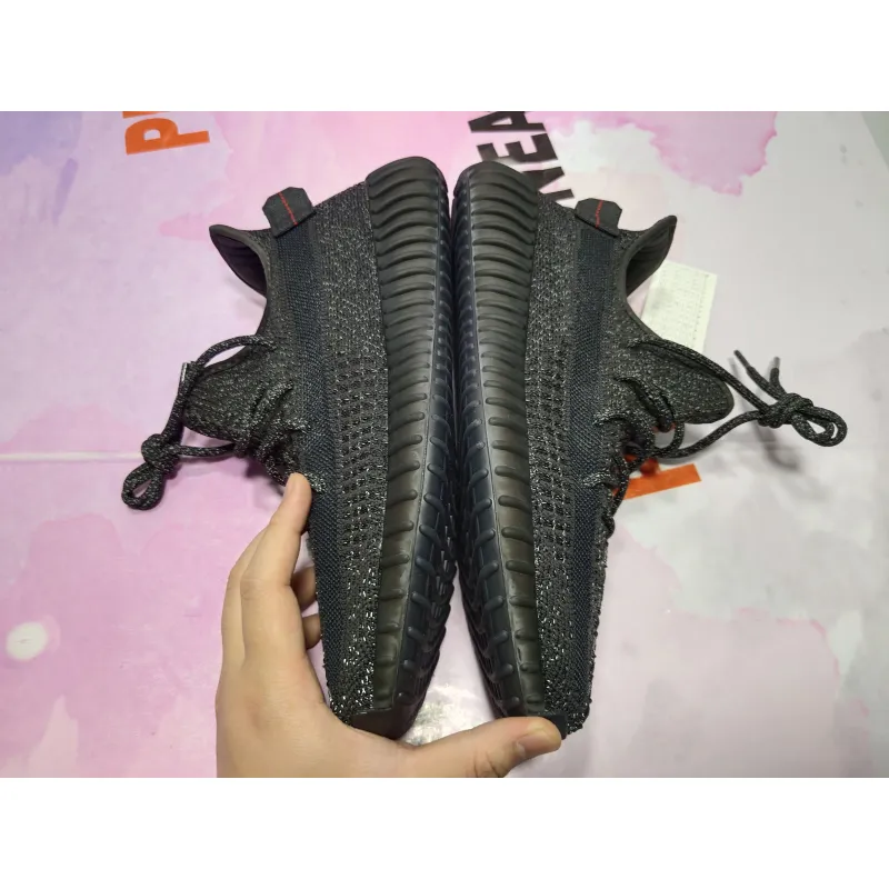 og Yeezy Boost 350 V2 Static Black (Reflective) FU9007