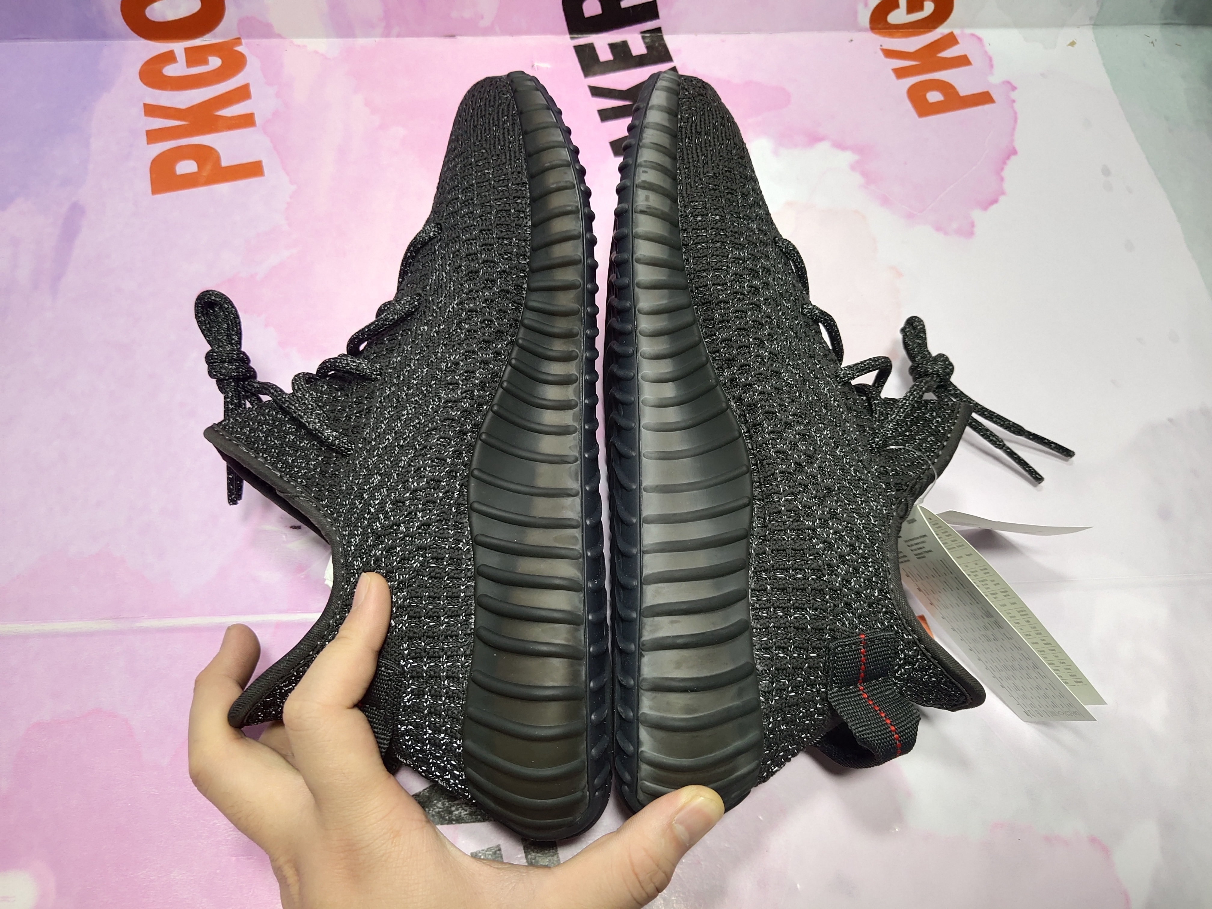 og Yeezy Boost 350 V2 Static Black (Reflective) FU9007