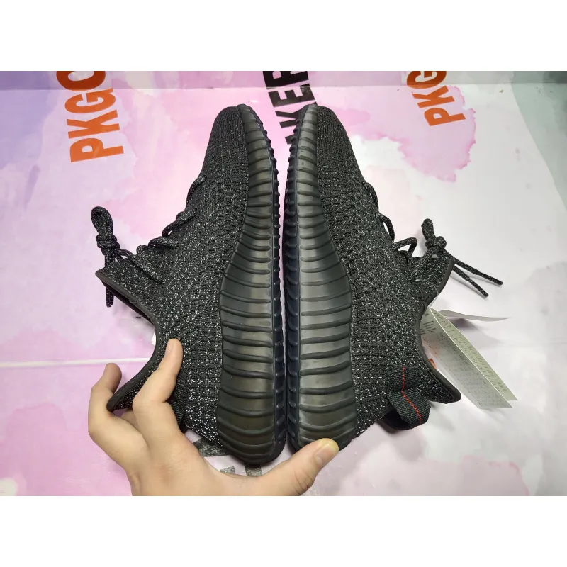 og Yeezy Boost 350 V2 Static Black (Reflective) FU9007