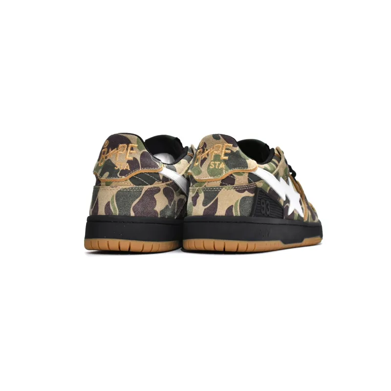 PKGoden A Bathing Ape Bape SK8 Sta ABC Camo Green 