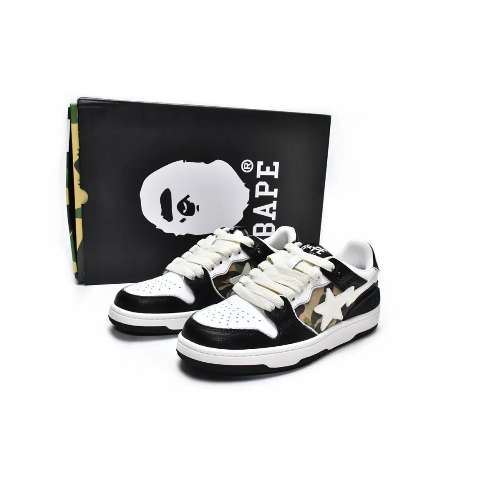 PKGoden A Bathing Ape Bape SK8 Sta Black 