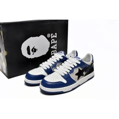 PKGoden A Bathing Ape Bape SK8 Sta Blue White 1I80-191-010 02
