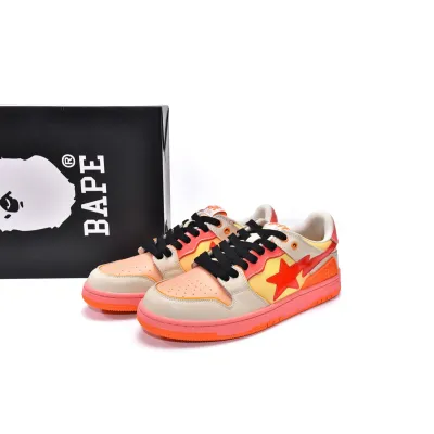 PKGoden A Bathing Ape Bape SK8 Sta Orange  1I30-191-003 02