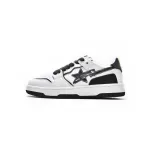 PKGoden A Bathing Ape Bape SK8 Sta White Silver 001FWH801020_WHT_A