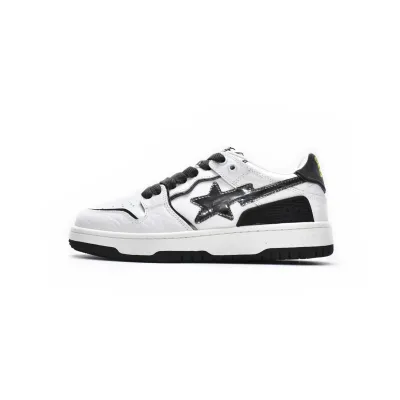 PKGoden A Bathing Ape Bape SK8 Sta White Silver 001FWH801020_WHT_A 01