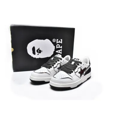 PKGoden A Bathing Ape Bape SK8 Sta White Silver 001FWH801020_WHT_A 02