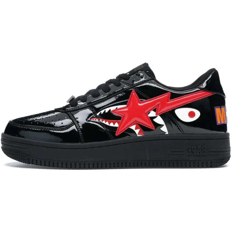 PKGoden A Bathing Ape Bape Sta Low Shark Black 1H30-191-012-BLK