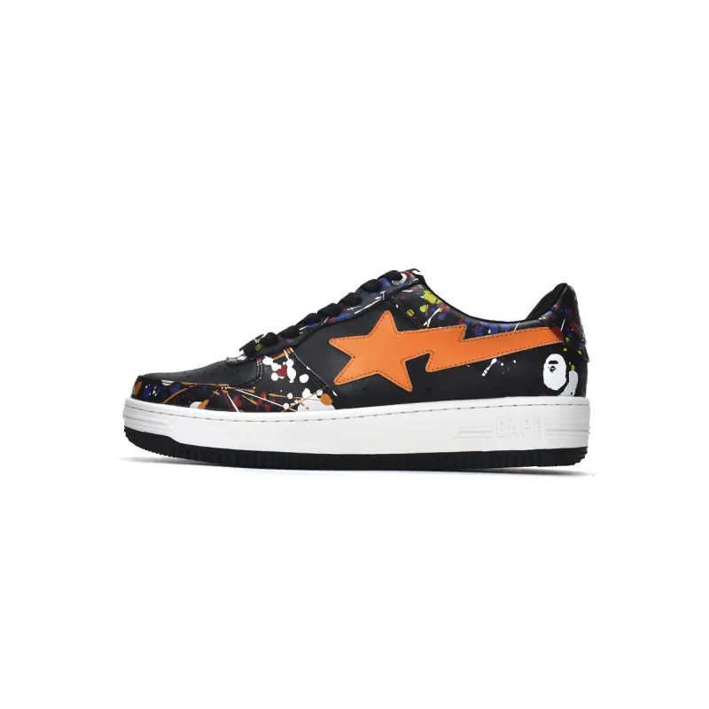 PKGoden A Bathing Ape Bape Sta Paint Black