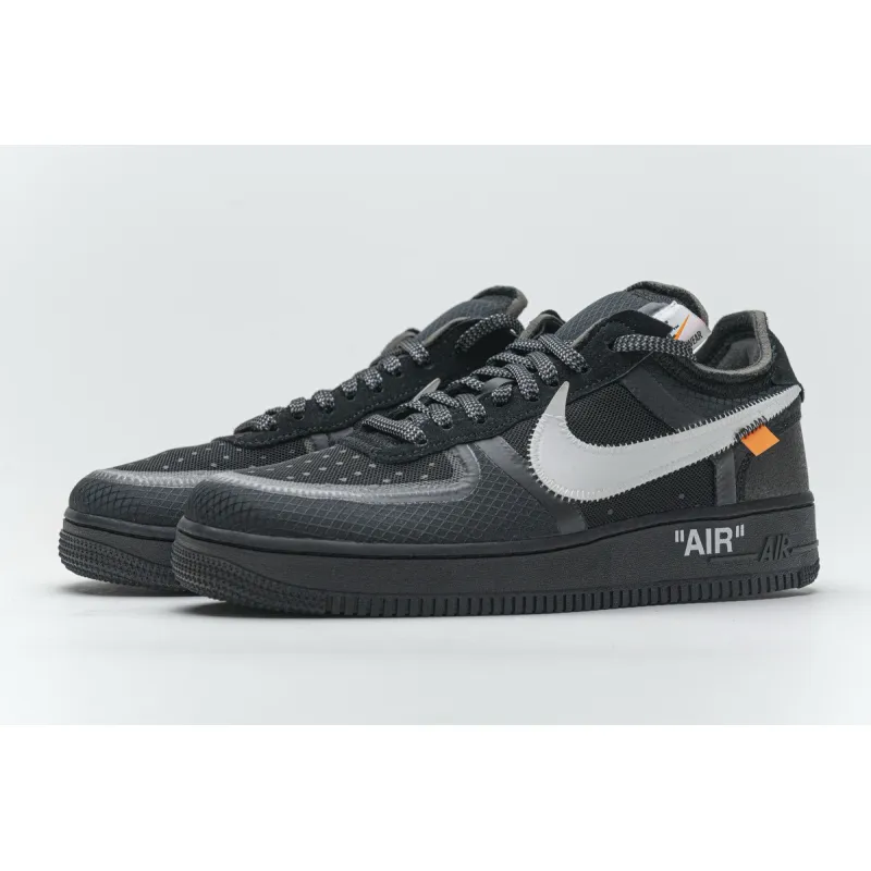 PKGoden Air Force 1 Low Off-White Black White AO4606-001