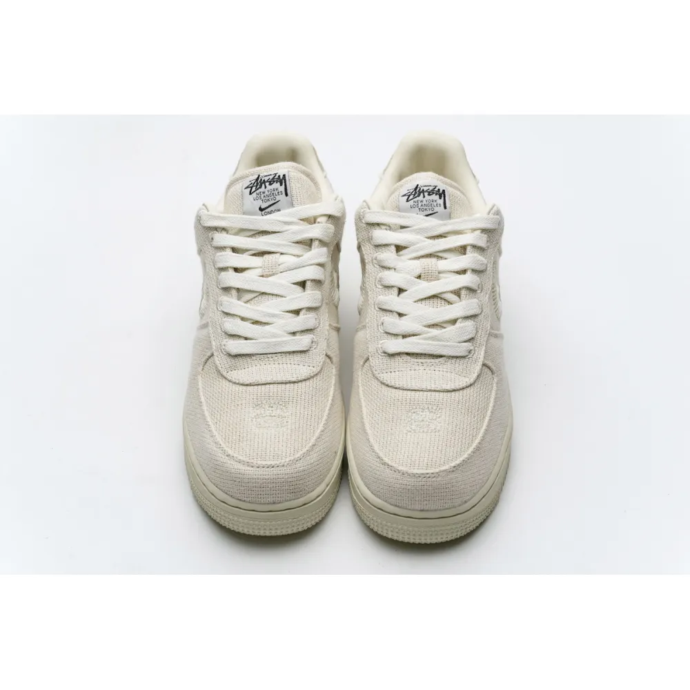 PKGoden Air Force 1 Low Stussy Fossil CZ9084-200