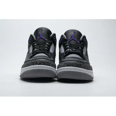 PKGoden Air Jordan 3 Retro Black Court Purple CT8532-050