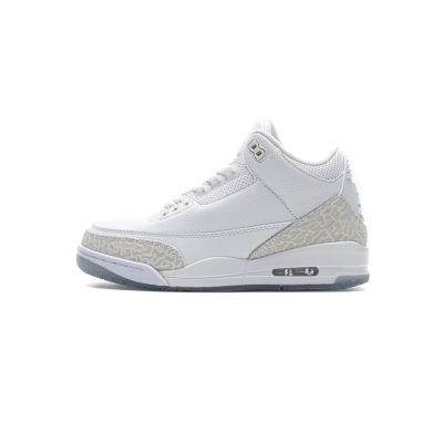 PKGoden Air Jordan 3 Retro Pure White (2018) 136064-111 01