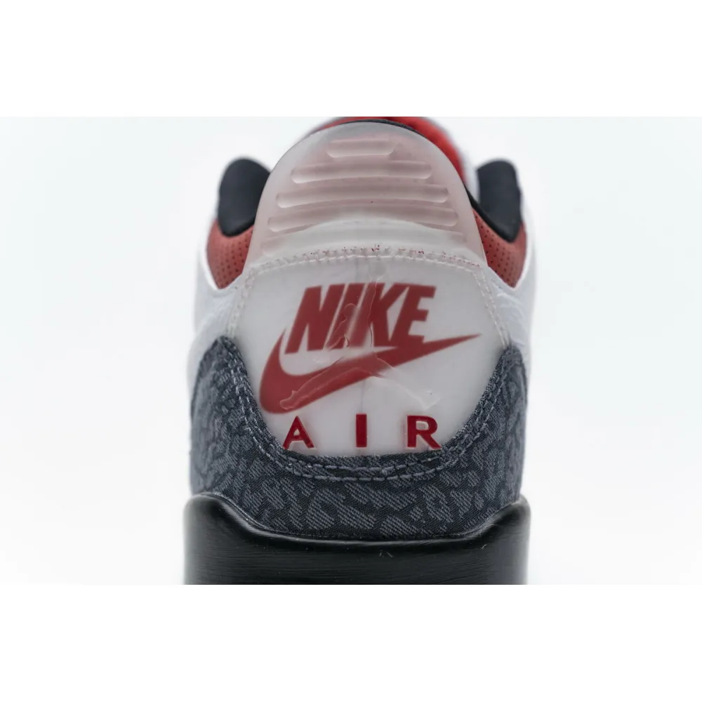 PKGoden Air Jordan 3 Retro SE Fire Red Denim (2020) CZ6431-100