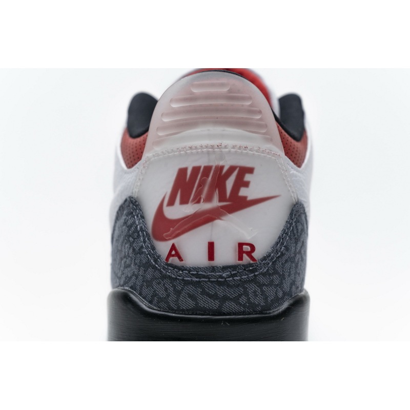 PKGoden Air Jordan 3 Retro SE Fire Red Denim (2020) CZ6431-100
