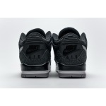 PKGoden Air Jordan 3 Retro Tinker Black Cement Gold CK4348-007