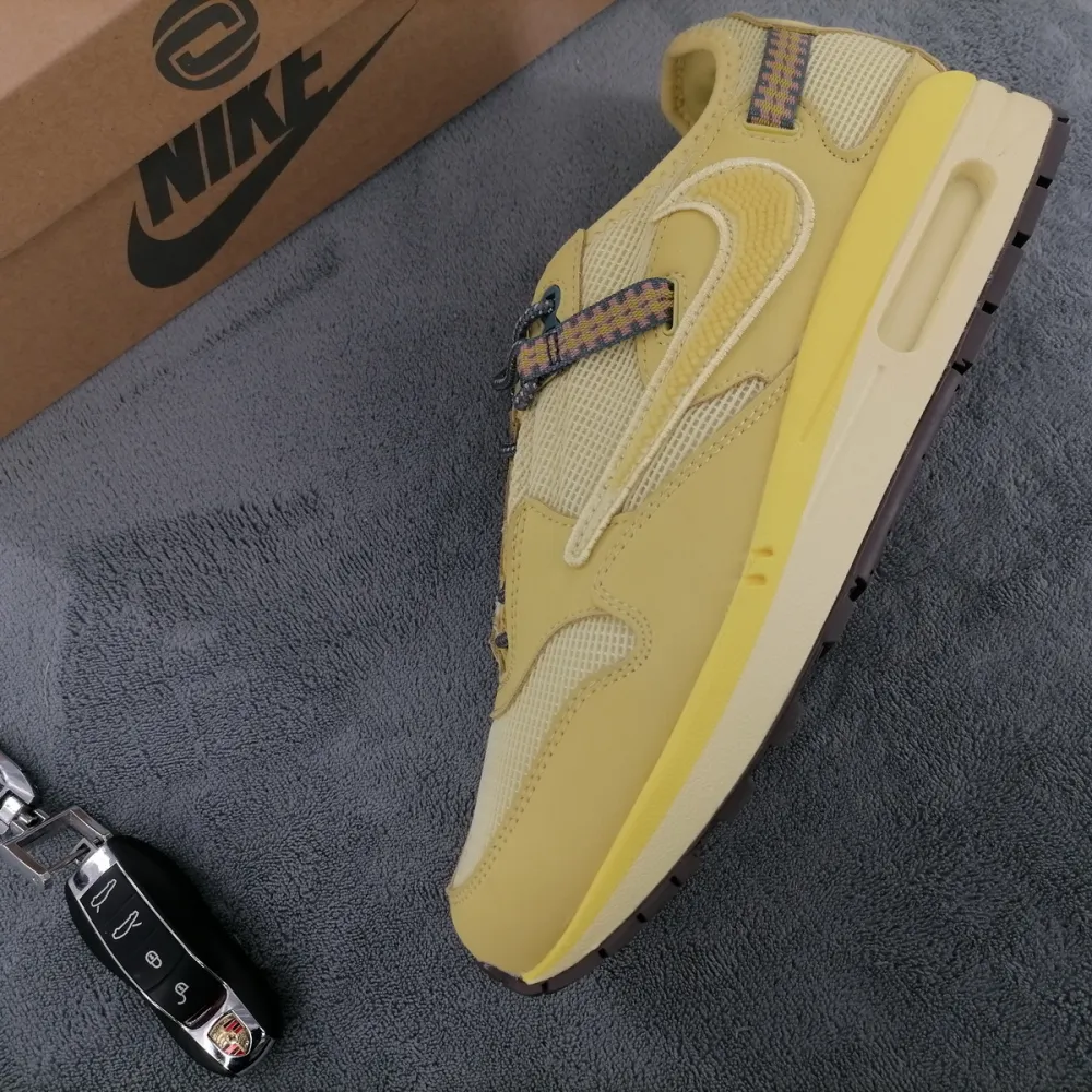 PKGoden Air Max 1 Travis Scott Cactus Jack Saturn Gold DO9392-700