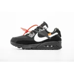 PKGoden Air Max 90 OFF-WHITE Black AA7293-001