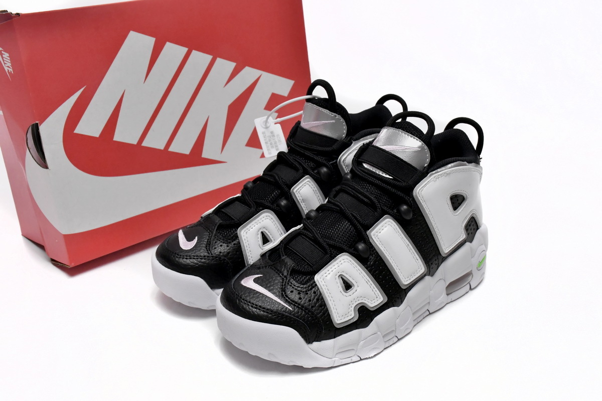 PKGoden Air More Uptempo Black White Green DN8008-001