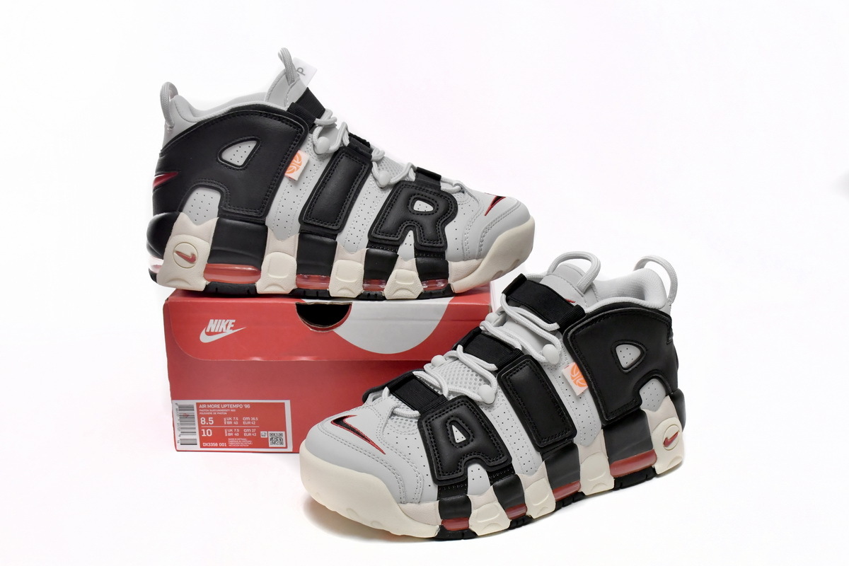 PKGoden Air More Uptempo Gray-black Orange DX3356-001