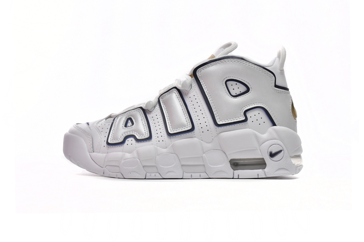 PKGoden Air More Uptempo White Midnight Navy 415082-109