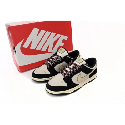 PKGoden Dunk Low LX Black Suede Team Gold DV3054-001 02