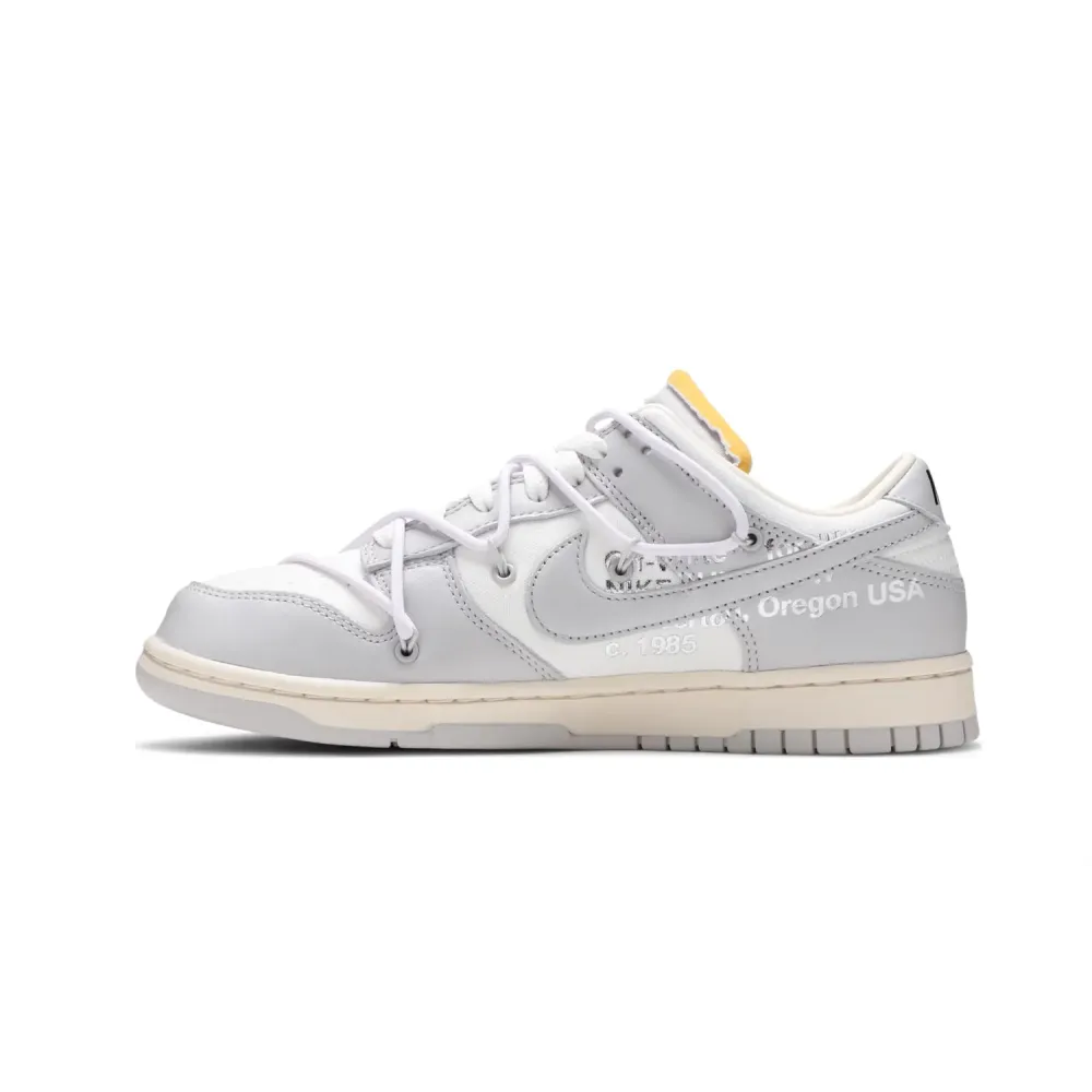 【Flash Sales】PKGoden Dunk Low Off-White Lot 49 DM1602-123