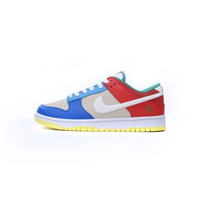 PKGoden Dunk Low Retro PRM Year of the Rabbit Blue Orange Cream FD4203-111 01