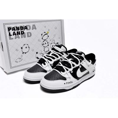 PKGoden Dunk Low Sail Panda SplCing DD1391-100 02