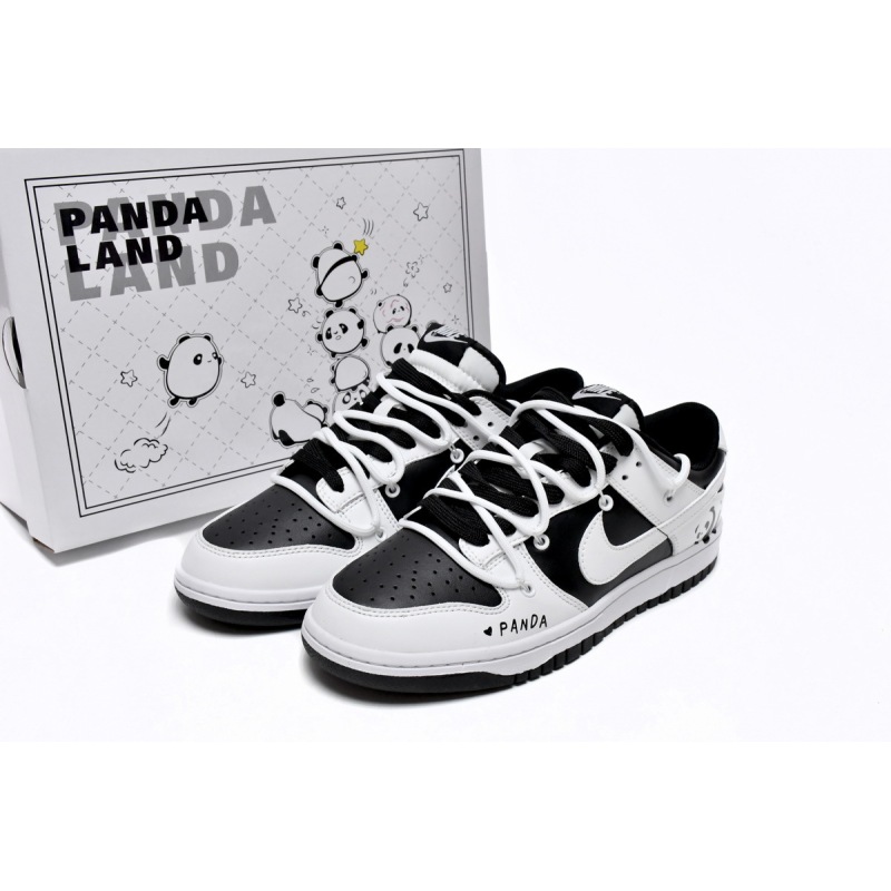 PKGoden Dunk Low Sail Panda SplCing DD1391-100