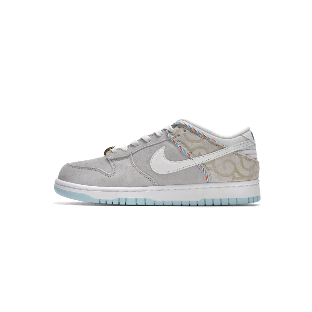 PKGoden Dunk Low SE Barber Shop Grey DH7614-500