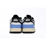 PKGoden Dunk Low Strap Black and White Blue DD1391-100