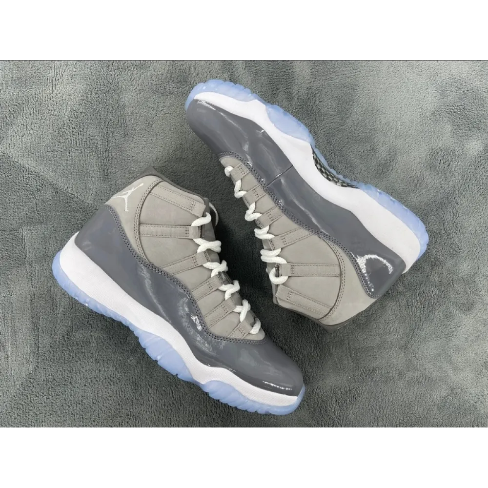 【Flash Sales】 PKGoden Jordan 11 Retro Cool Grey (2021) CT8012-005