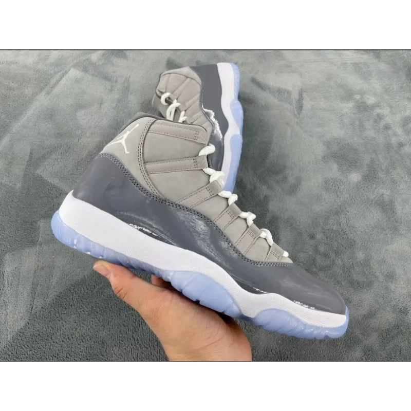 【Flash Sales】 PKGoden Jordan 11 Retro Cool Grey (2021) CT8012-005