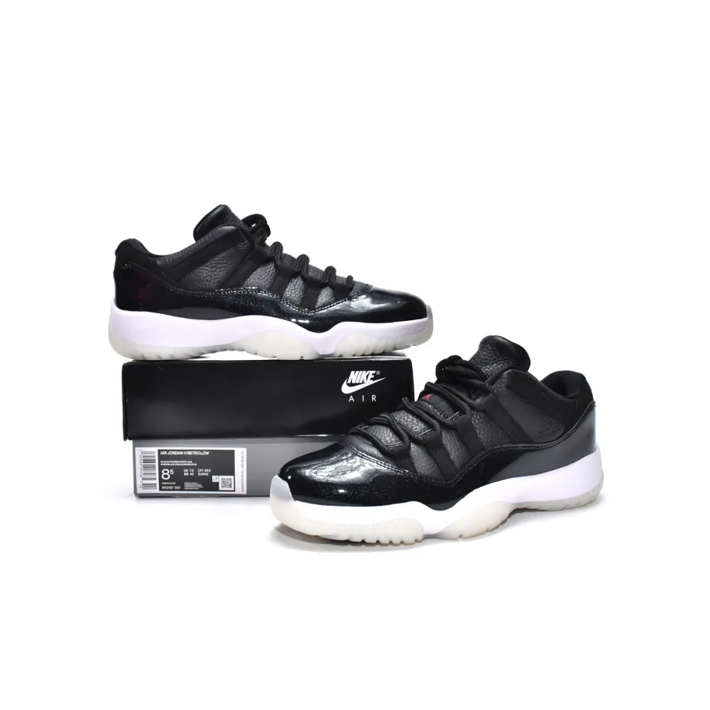 PKGoden Jordan 11 Retro Low 72-10  AV2187-001