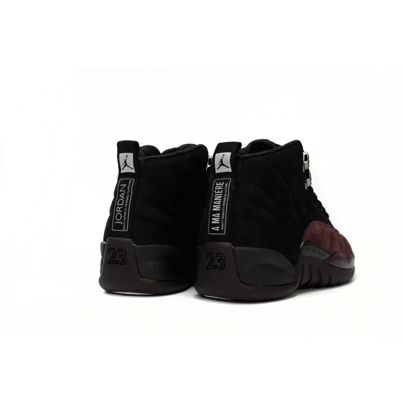 PKGoden Jordan 12 Retro SP A Ma Mani&#233;re Black DV6989-001