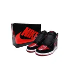 PKGoden Jordan 1 High OG Bred Patent  555088-063