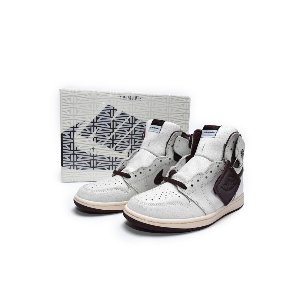 PKGoden Jordan 1 High OG Grey Brown Snake Pattern DO7097-100
