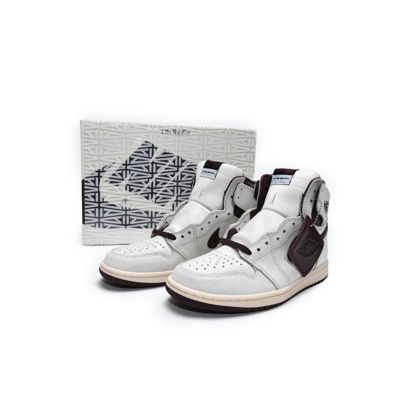 PKGoden Jordan 1 High OG Grey Brown Snake Pattern DO7097-100