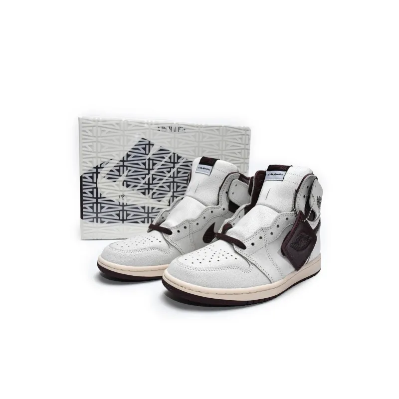 PKGoden Jordan 1 High OG Grey Brown Snake Pattern DO7097-100