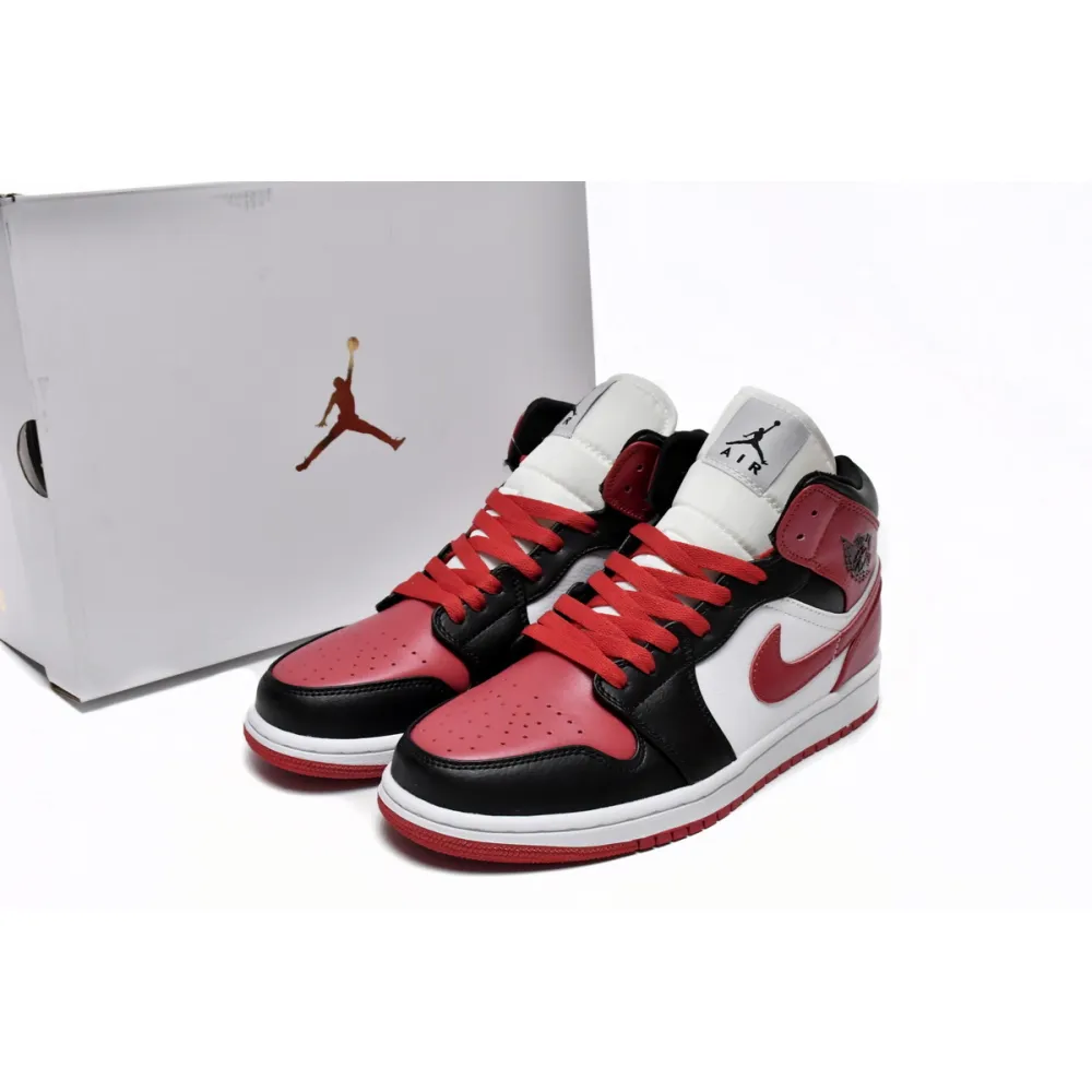 PKGoden Jordan 1 Mid Alternate Bred Toe BQ6472-079