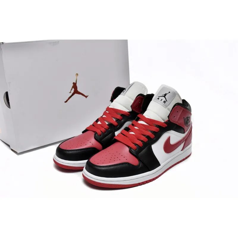 PKGoden Jordan 1 Mid Alternate Bred Toe BQ6472-079
