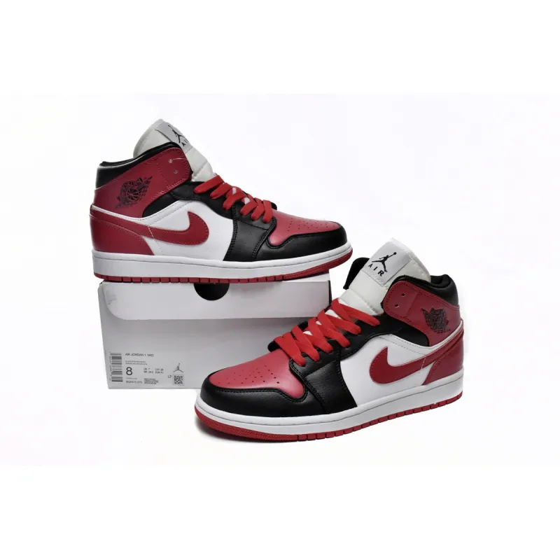 PKGoden Jordan 1 Mid Alternate Bred Toe BQ6472-079