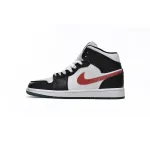 PKGoden Jordan 1 Mid Alternate Swooshes Red Yellow BQ6472-063