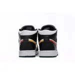PKGoden Jordan 1 Mid Alternate Swooshes Red Yellow BQ6472-063
