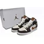 PKGoden Jordan 1 Mid SE Brown Basalt Oatmeal  DO6699-200
