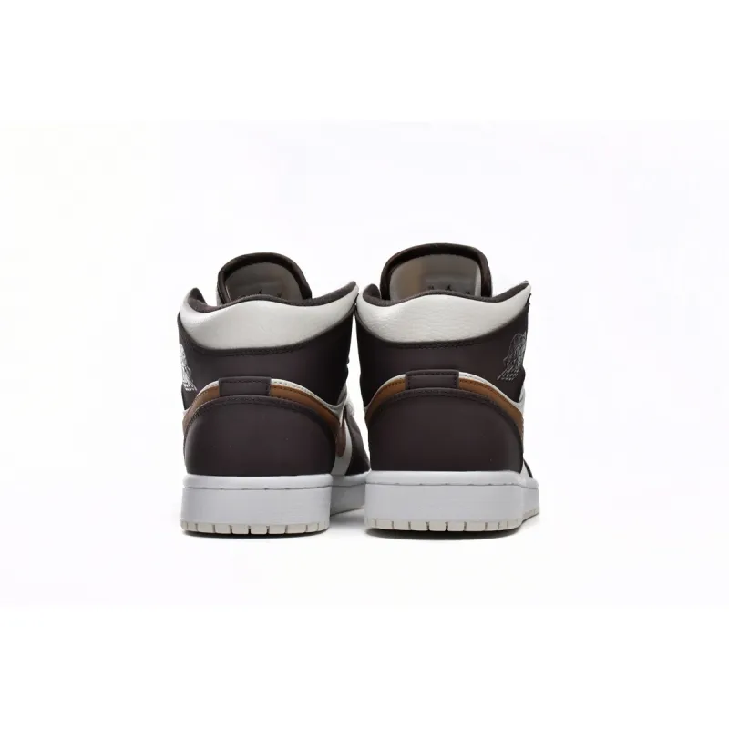 PKGoden Jordan 1 Mid SE Brown Basalt Oatmeal  DO6699-200